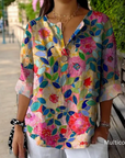 Lotte - Elegante kleurrijke blouse voor dames