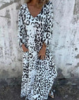 Gisela - Luchtige zomerjurk met luipaardprint