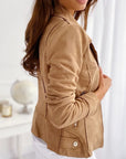Sophie - Suede women's coat