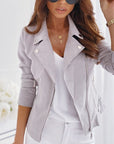 Sophie - Suede women's coat
