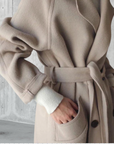 Arwen - Longline Wool Coat