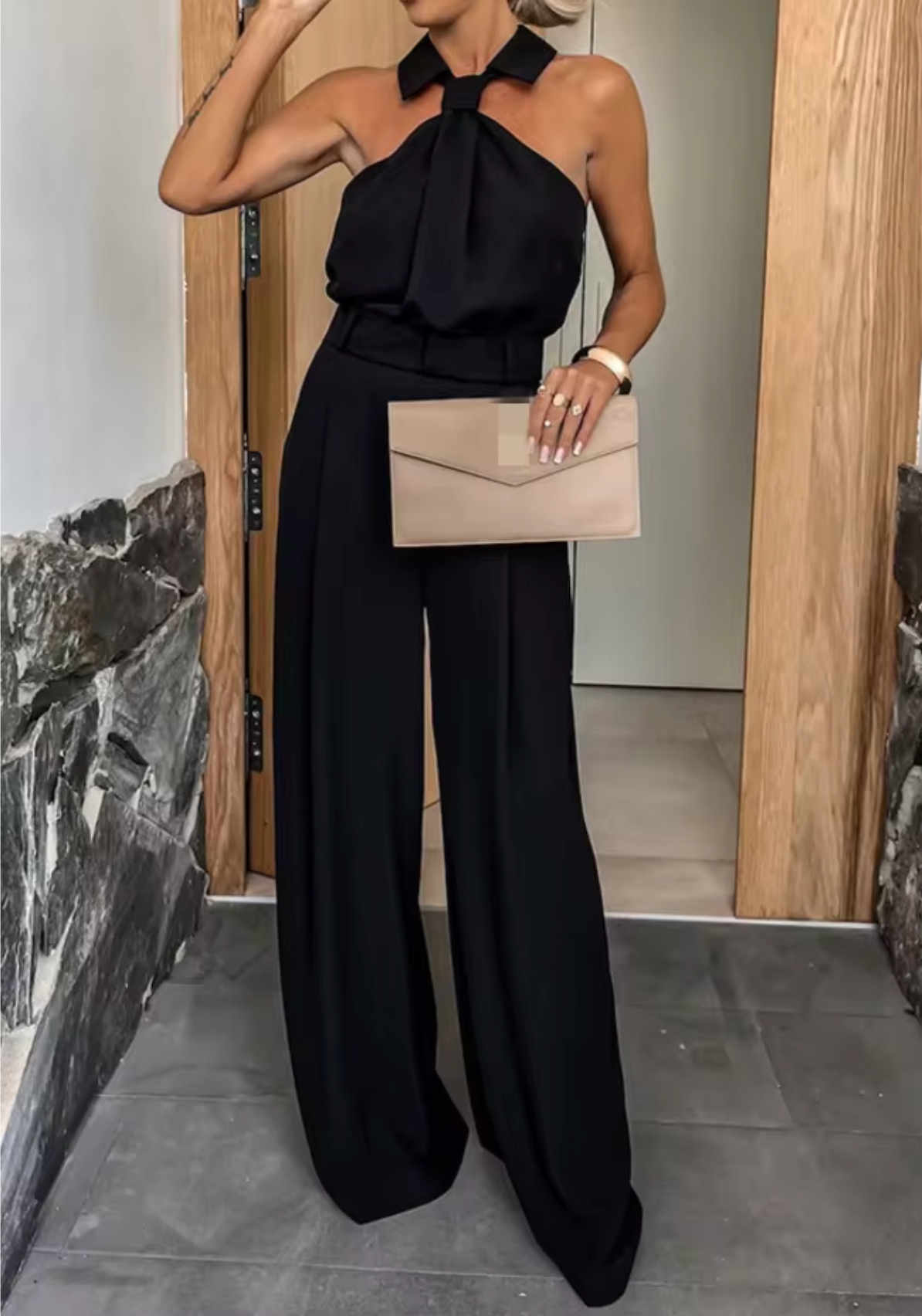 Tulsa - Elegante Mouwloze Jumpsuit