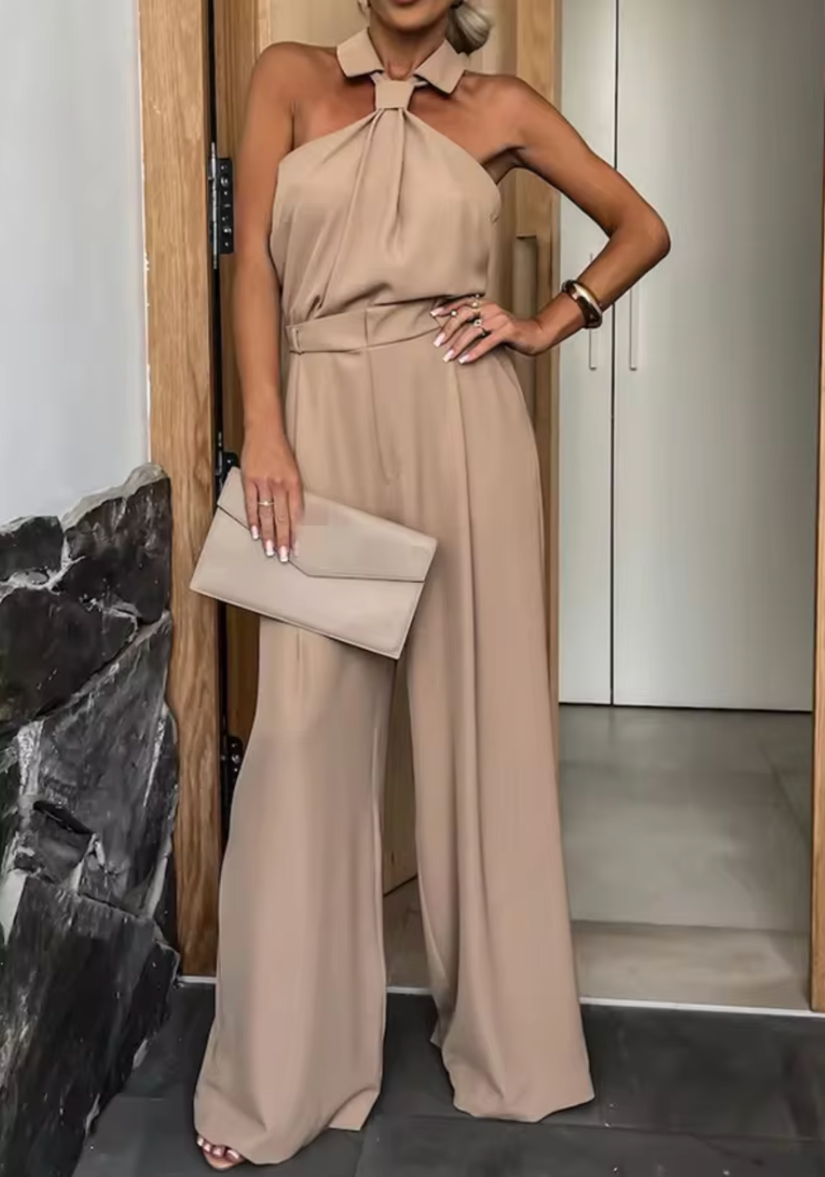 Tulsa - Elegante Mouwloze Jumpsuit