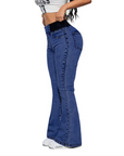 Rovindra - Hoge Taille Flared Jeans Dames