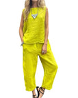 Ardelle - Chique tweedelige set - mouwloze top en elegante broek