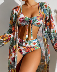 Glenda – Bikini met een mooie bloemenrok