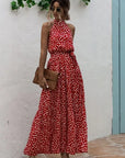 Annabelle - Neck Off-Shoulder Swing Dress