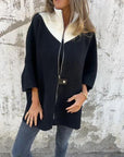Rianne - Casual jack met opstaande kraag en ritssluiting