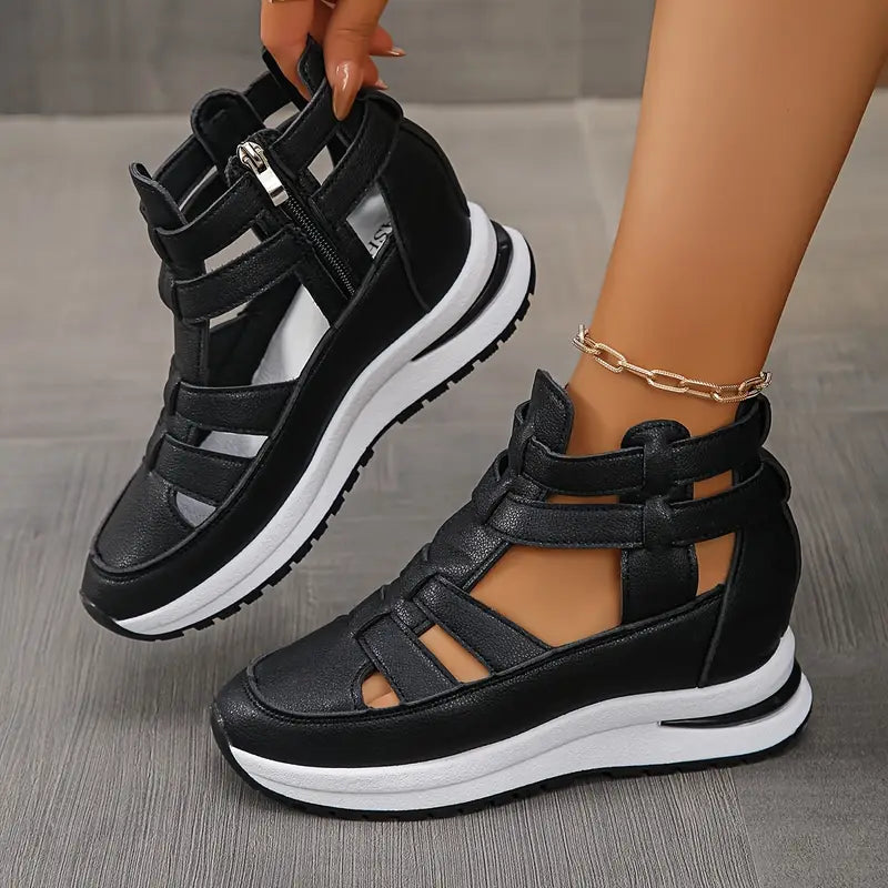 Romina - Elegante en lichtgewicht sandalen met sleehakken