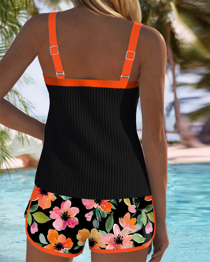 Laluna® | Stijlvol tweedelig tankini-set – Elegante badlook