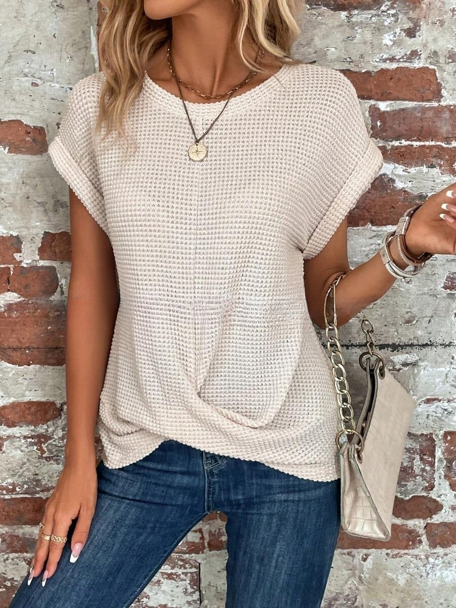 Anneloes - Casual T-shirt met korte Mouwen