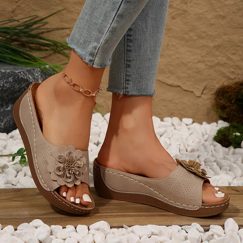 Nirelle - Sandalen met bloemen voor dames