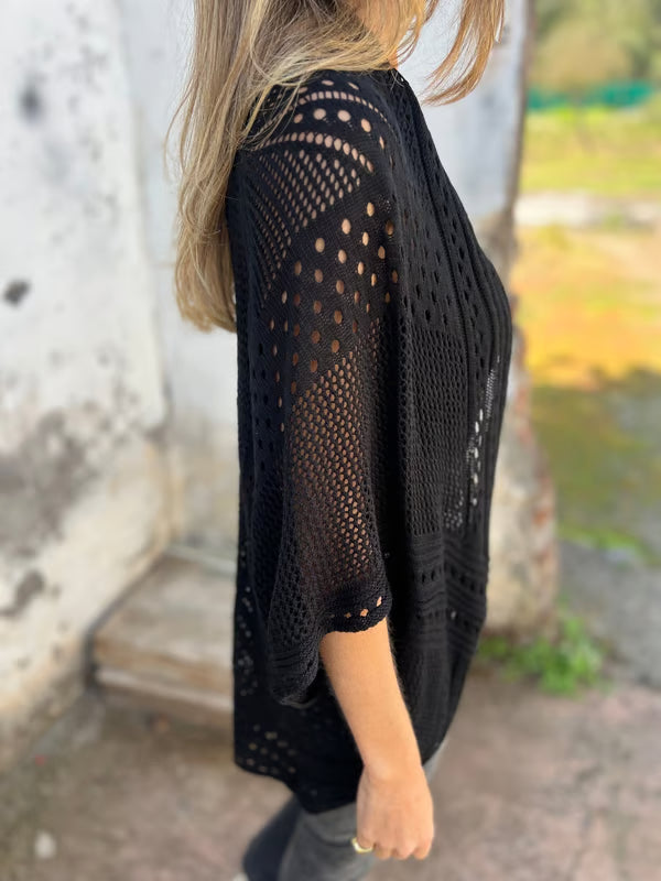 Alithia - licht vestje met halve mouwen