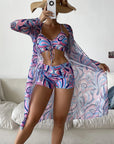 Laluna® 3-delige bikini-set met trendy print – stijlvol op het strand