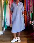 Cato - Gestreepte blousejurk voor dames