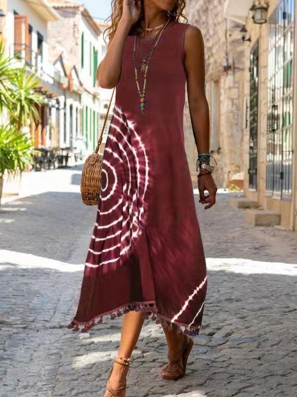 Elowen - Casual en stijlvolle mouwloze midi-jurk voor de zomer