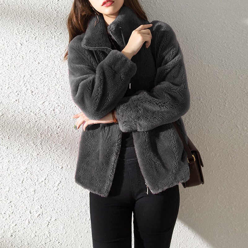 Lune - Fluffy teddy jas voor dames