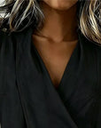 Sylethra - Dames asymmetrische mouwloze top met wikkellook voor de zomer