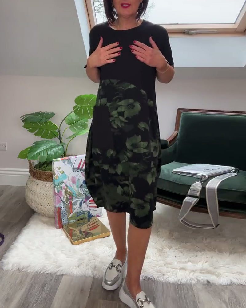 Fien - Casual jurk met bloemenprint