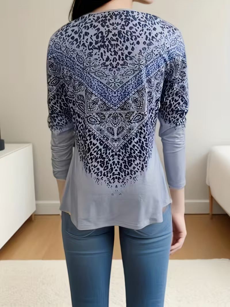 Noralivessa - Mini Jurk met Etnische Print