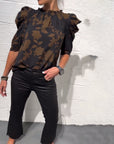 Bellamy - Blouse met Puffmouwen en Volants
