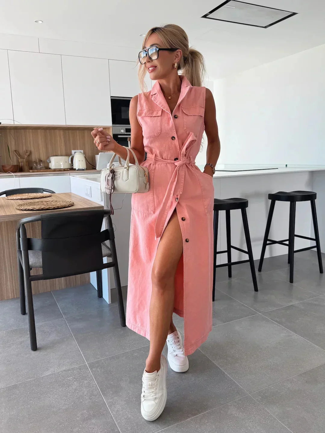 Diane - Maxi Denim Jurk