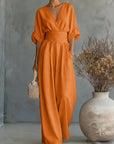 Avelissea - Dames jumpsuit met V-hals
