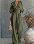 Avelissea - Dames jumpsuit met V-hals