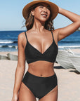 Rachelle – hooggetailleerde bikini-set voor een elegante strandlook