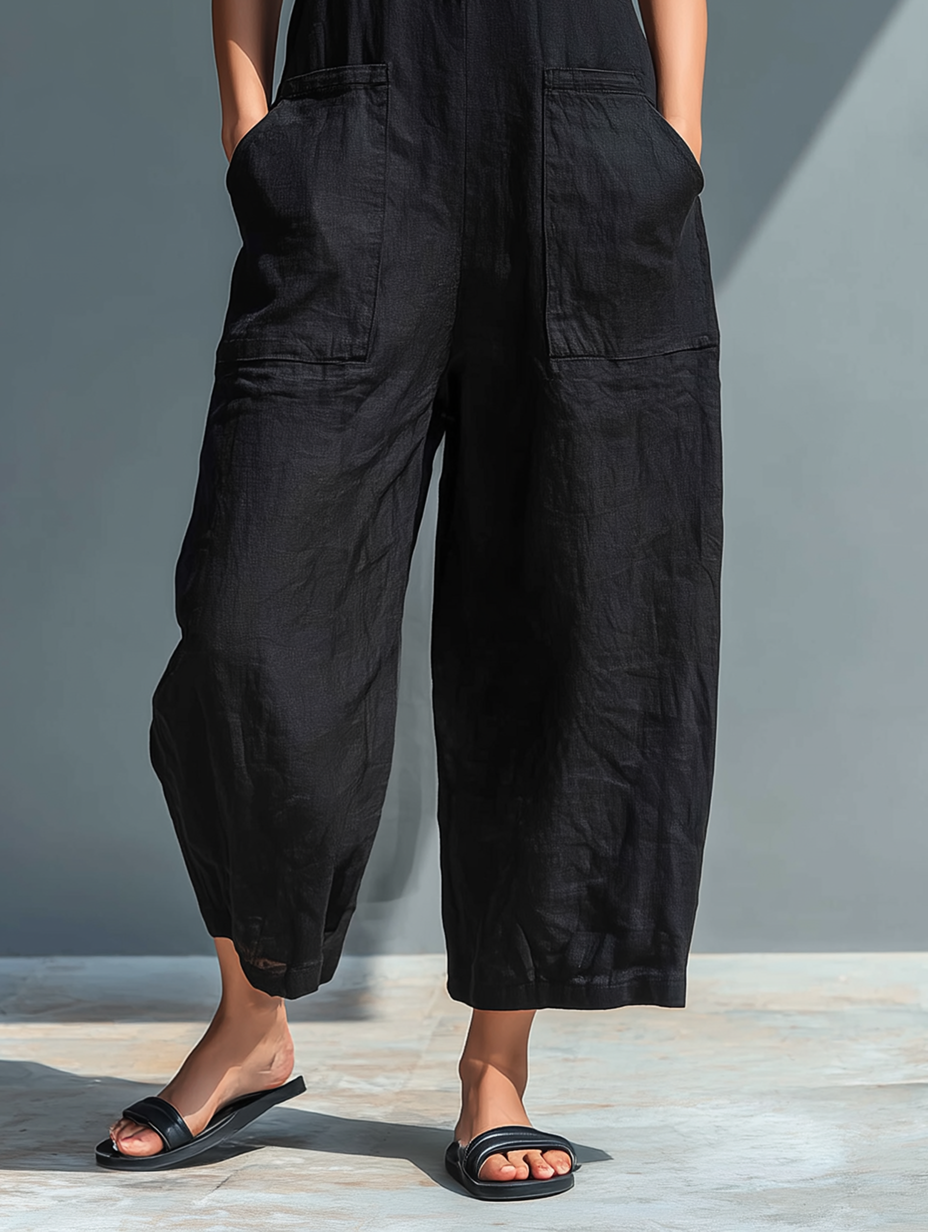 Soraya - Ruime Mouwloze Jumpsuit voor Vrouwen