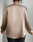 Thaliravelle - Elegante Blouse met Puffmouwen en V-hals