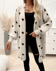 Rochelle - Gebreide Cardigan met Hartmotief