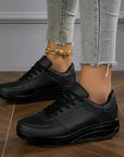 Brelina - Dames sneakers met plateauzool en veters van synthetisch leer voor dagelijks comfort