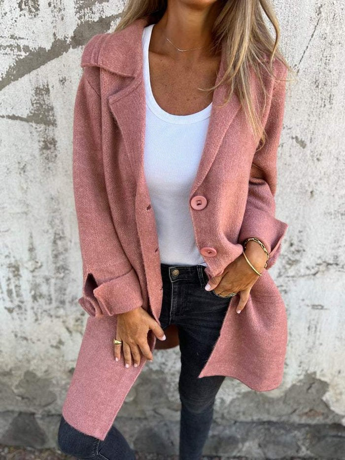 Simone - Casual lange najaarsjas