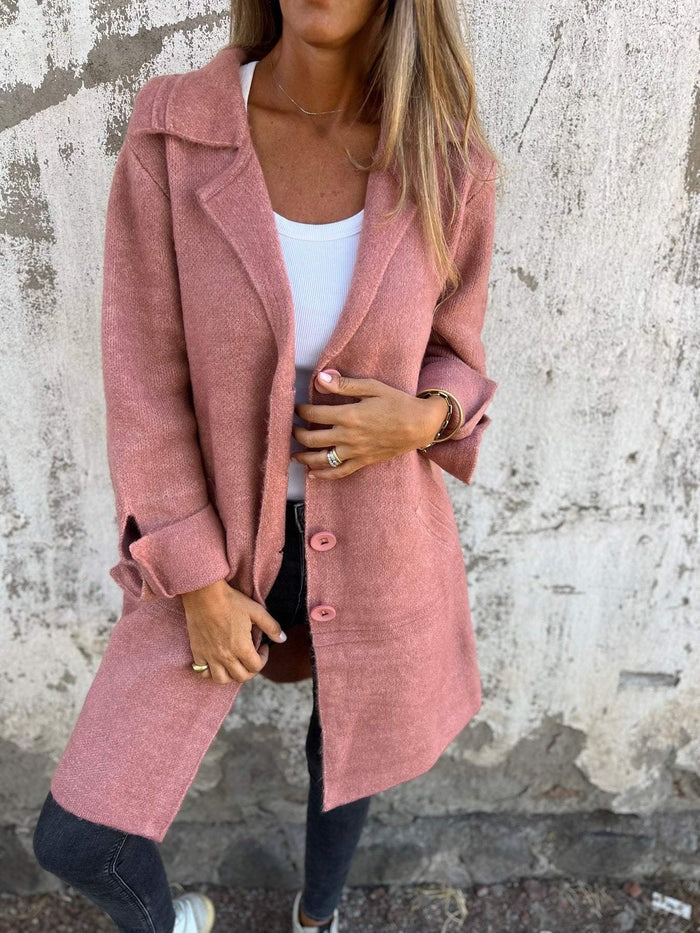 Simone - Casual lange najaarsjas