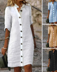 Charlotte - Short Sleeves V-Neck Dress
