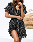 Zoe - Polka Dot Boho Beach Dress