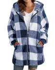Mandy - Checkered Women Coat