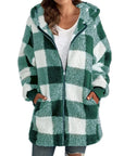 Mandy - Checkered Women Coat