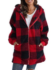 Mandy - Checkered Women Coat