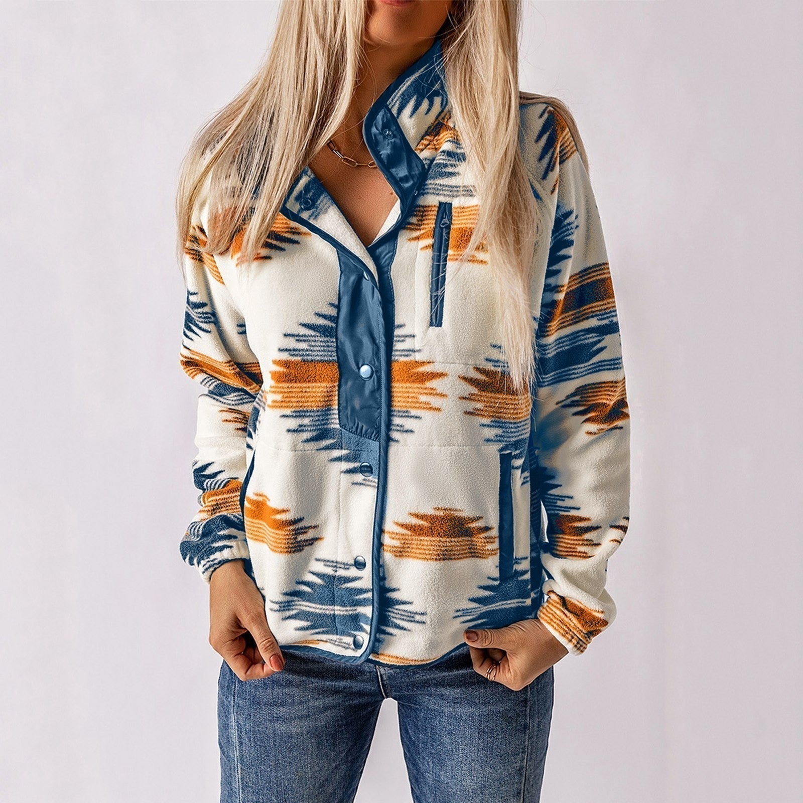 Vivian - Prachtige zomerjas met print