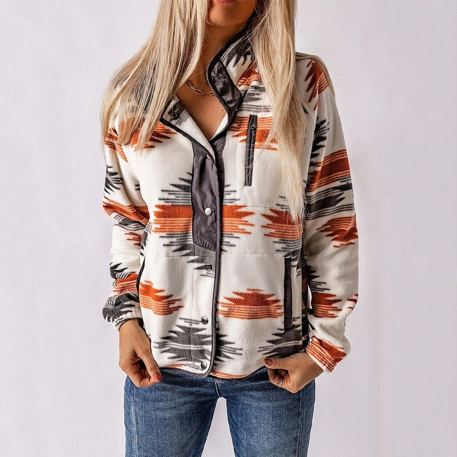 Vivian - Prachtige zomerjas met print