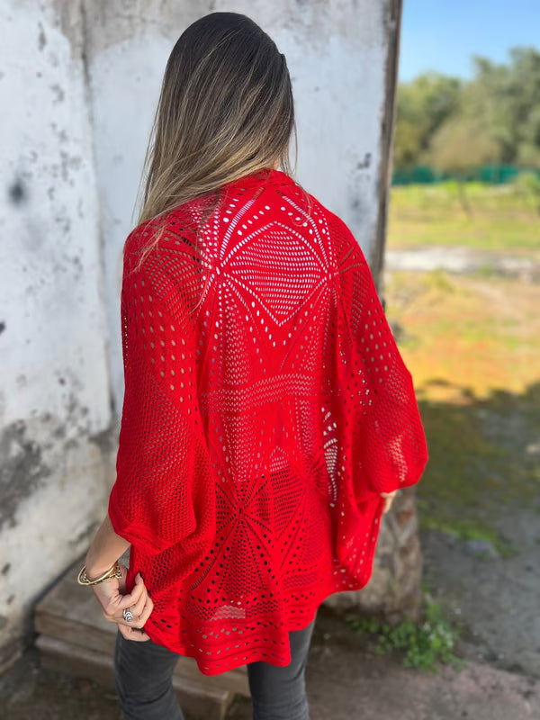 Alithia - licht vestje met halve mouwen