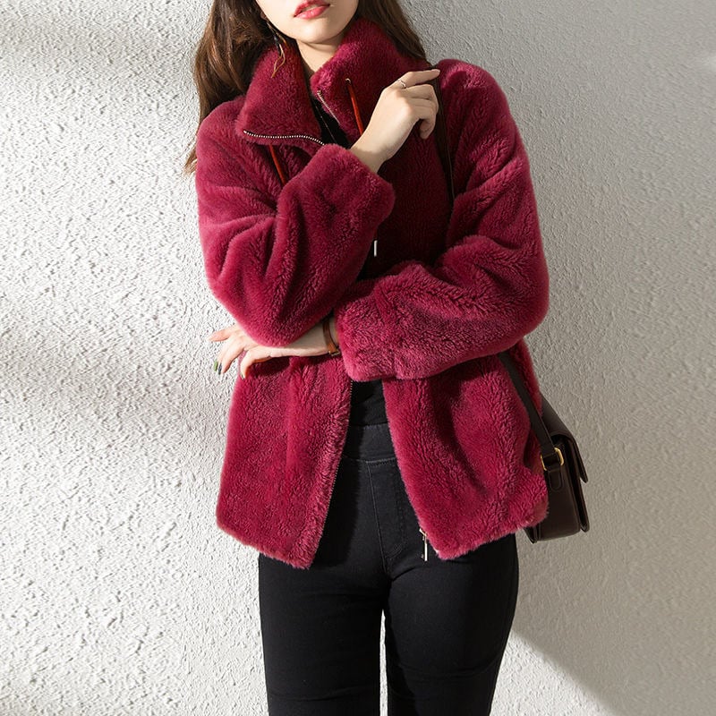 Lune - Fluffy teddy jas voor dames