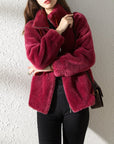 Lune - Fluffy teddy jas voor dames