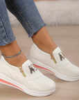 Nella - Comfortabele Orthopedische Schoenen met Casual Slip-on Platform voor Vrouwen