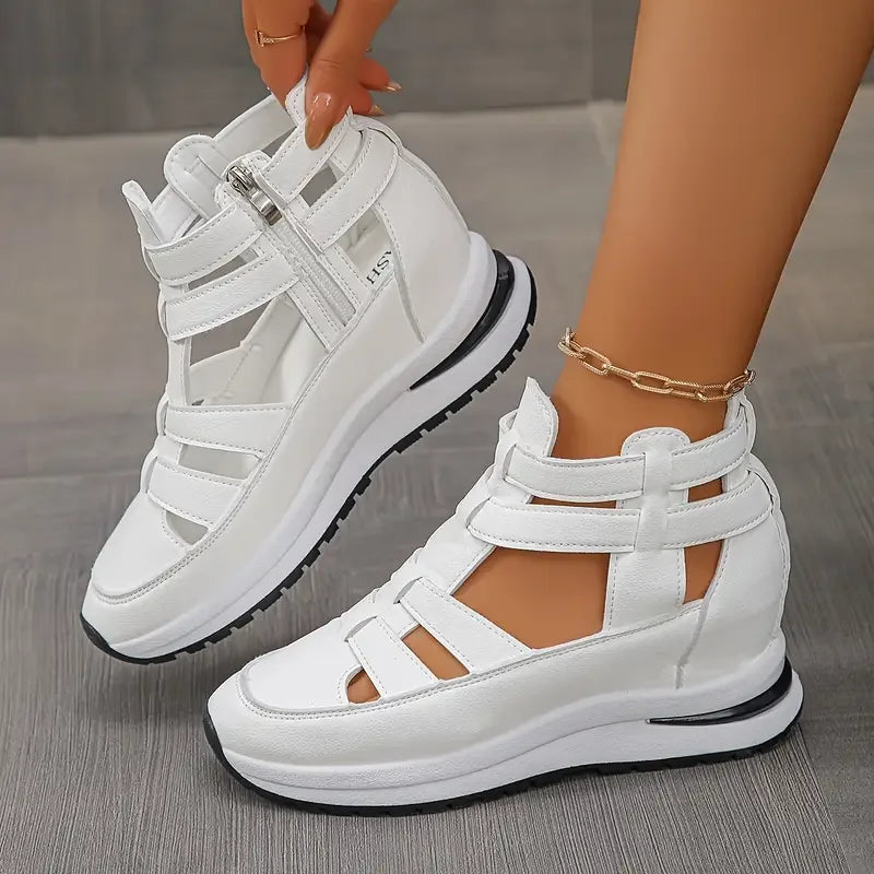 Romina - Elegante en lichtgewicht sandalen met sleehakken