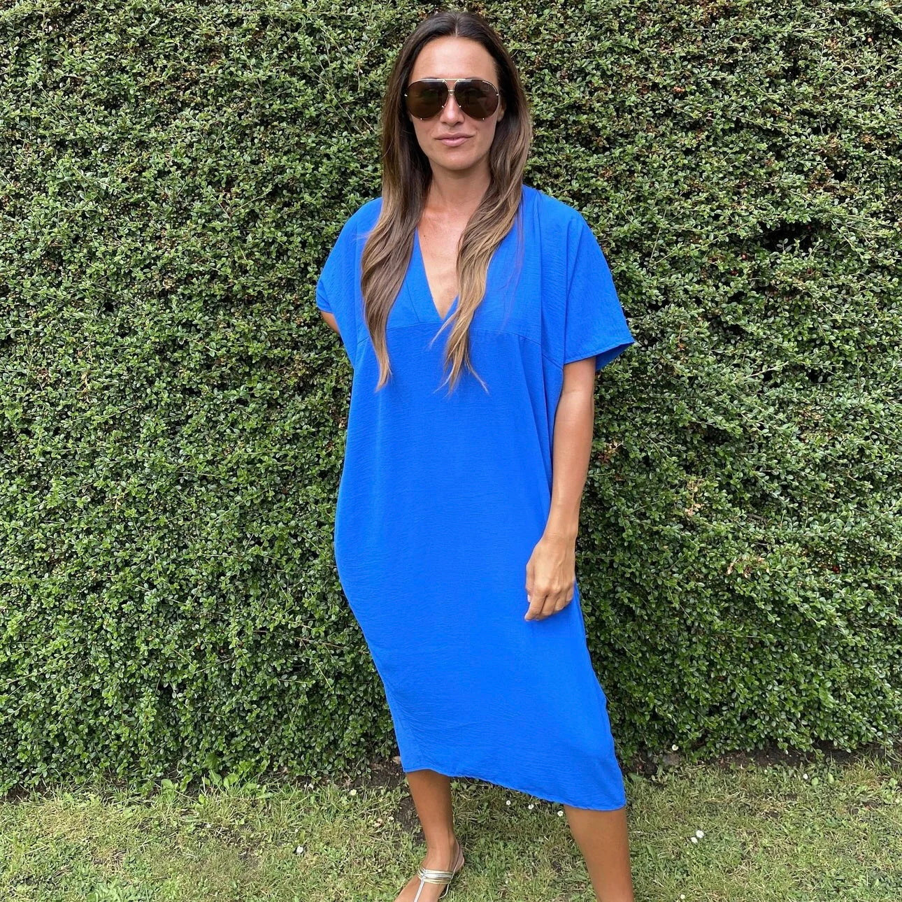 Dorelia - Elegante en chique jurk met V-hals