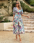 Emma - Floral Chic Midi Dress