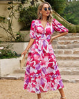 Emma - Floral Chic Midi Dress